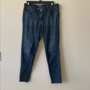 Pre-owned AG brand The Stevie Slim Straight Ankle Jeans size 28R